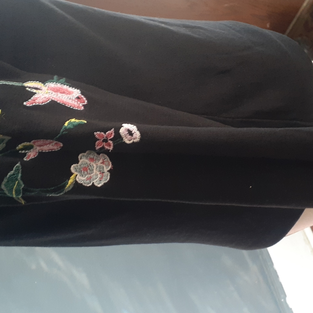 Loft women's embroidery crewneck pullover top size xs - Picture 6 of 14